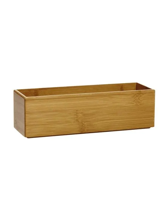 Tiroir de bambou moyen et étroit Tidy