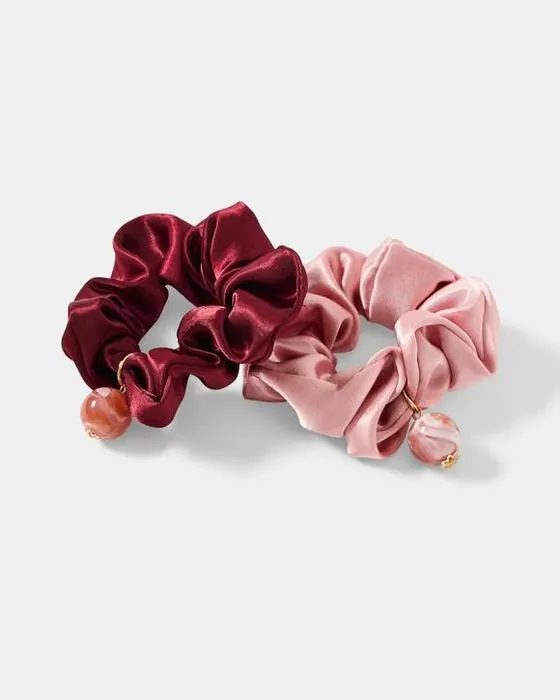 2 Sacs de croustilles perlées - Rouge et rose