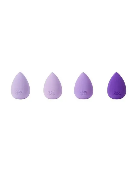 OXX Cosmétiques 4 Pack Mélangeur Éponge - Violet
