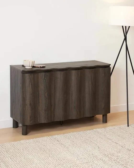 Buffet Ripple 3 portes - Noix