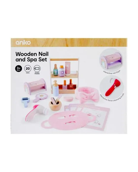 Set de clous et spas en bois de 20 pièces