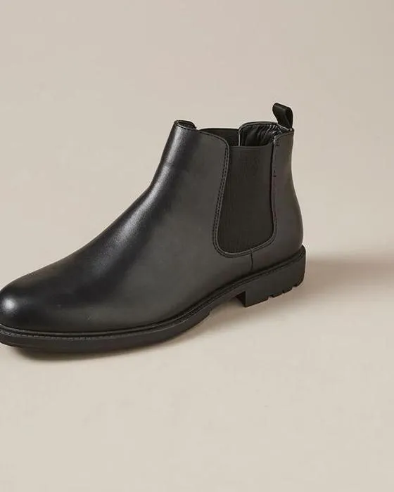 Cible Hommes Cloués PU Bottes Chelsea - Troy