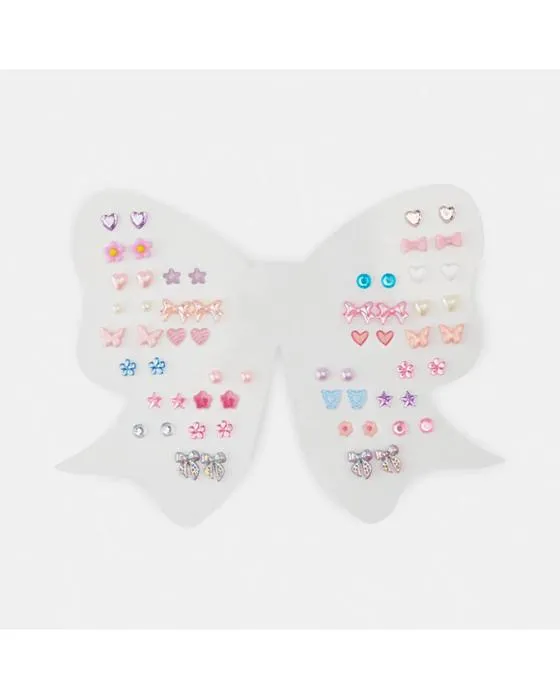 30 Pack bâton sur boucles d'oreilles - Bow