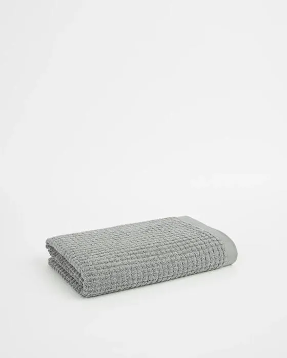 Cible Cassie Serviette de bain en coton australien texturé - Gris