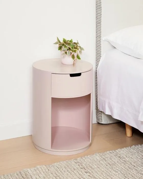 Table de chevet Chloé - Rose