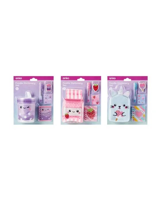 Set de papeterie Foodie - Assortiment