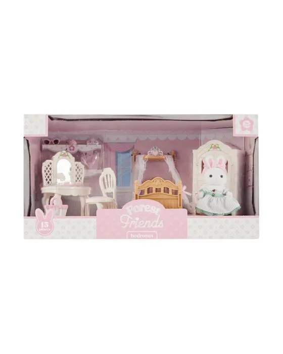 15 pièces Amis de la forêt: Chambre Playset