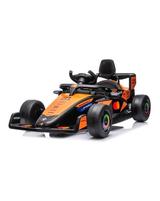 McLaren 12 - Volt Électric Ride sur la voiture de course - Noir