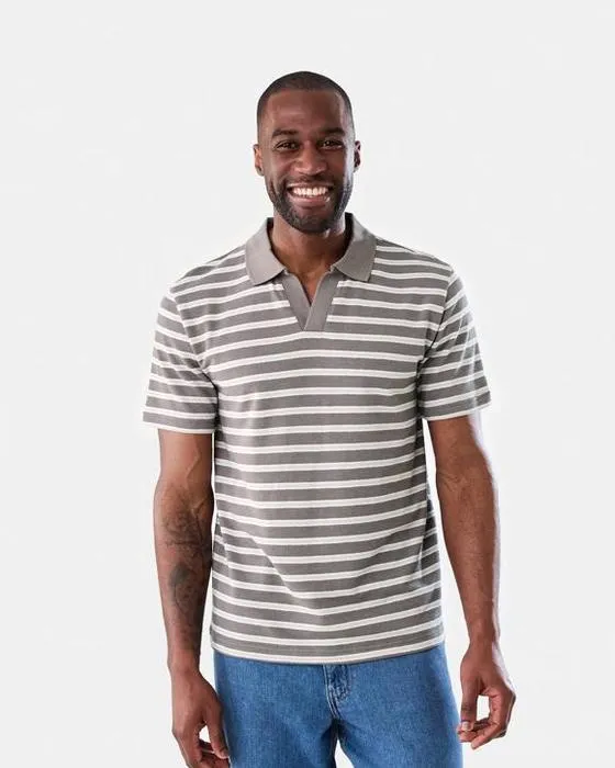 Chemise à rayures texturée Polo