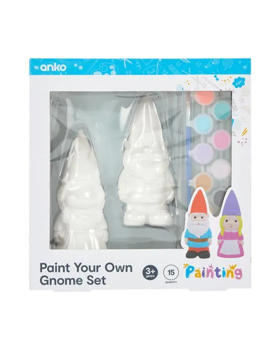 15 pièces peignent votre propre ensemble de gnomes