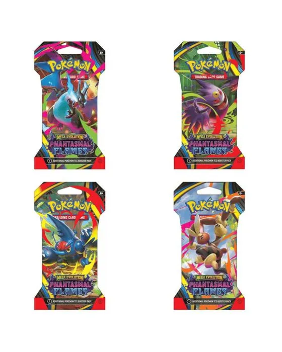 Jeu de cartes de trading Pokemon: Mega Evolution - Blisters Flames Phantasmal - Assortiment