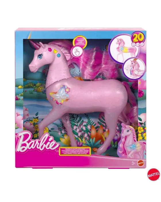 Barbie lumières éclairs Licorne jouet
