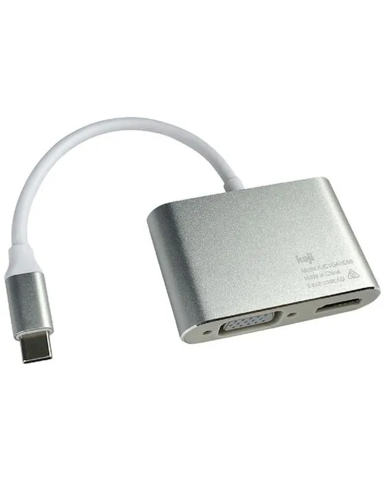 Adaptateur Keji USB-C à HDMI et VGA