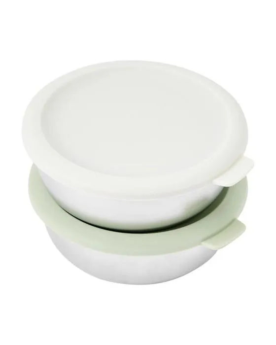 2 Packs en acier inoxydable Contenants de repas