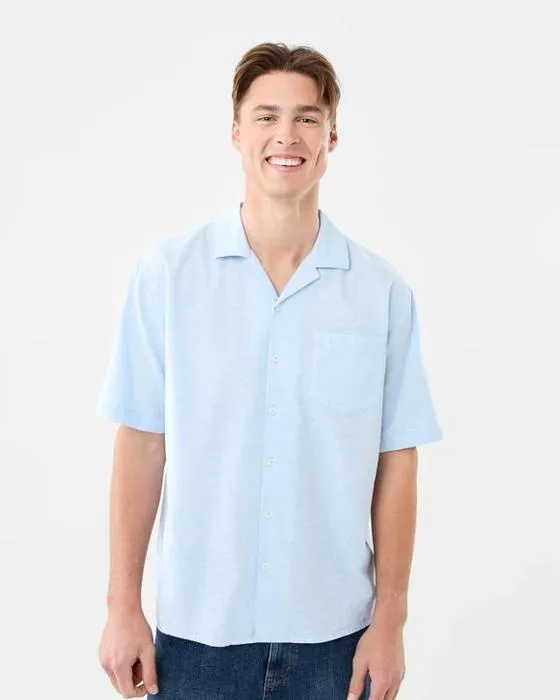 Chemise en coton manches courtes