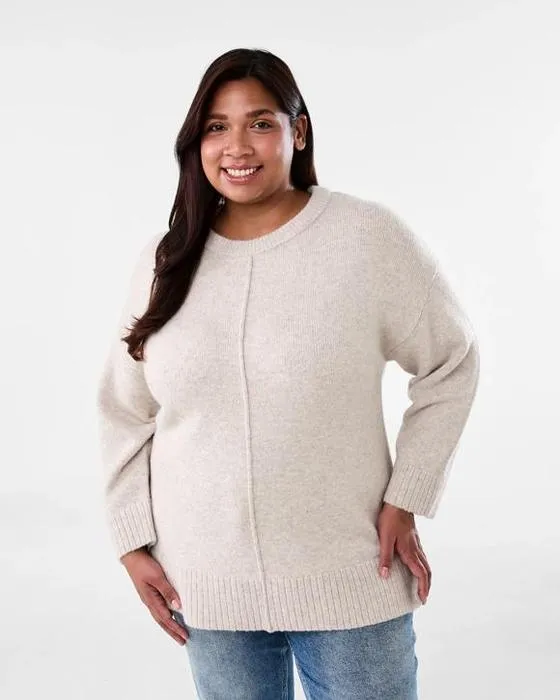 Courbe avant Seam Crew Jumper Col