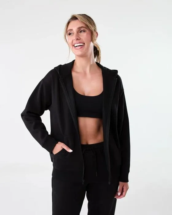 Zip essentiel pour les femmes actives par Hoodie
