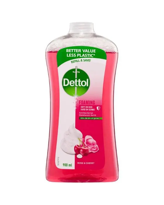 Dettol Mousse Laver les mains Rose & Cerise en Bloom 900mL
