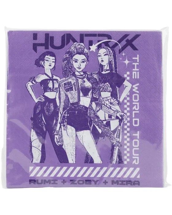 20 Paquet KPop Demon Hunters Nappes en papier Huntrix