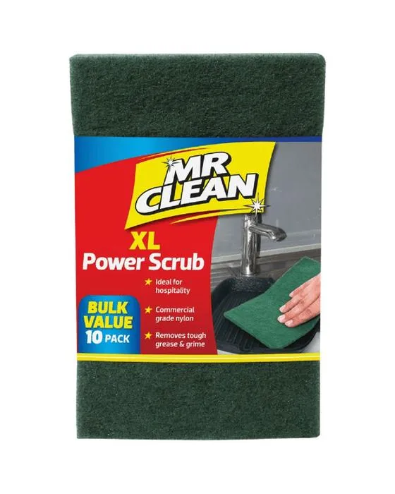 Sabco Mr Clean XL Power Scrub 10 Pack