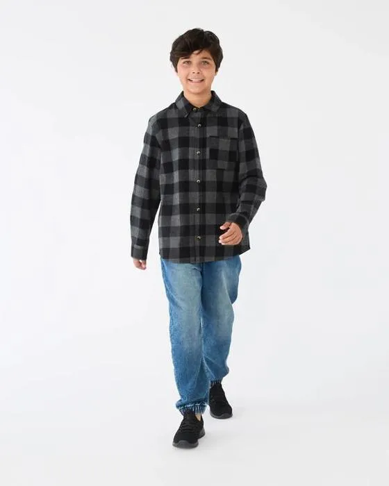 Chemise à carreaux brossé