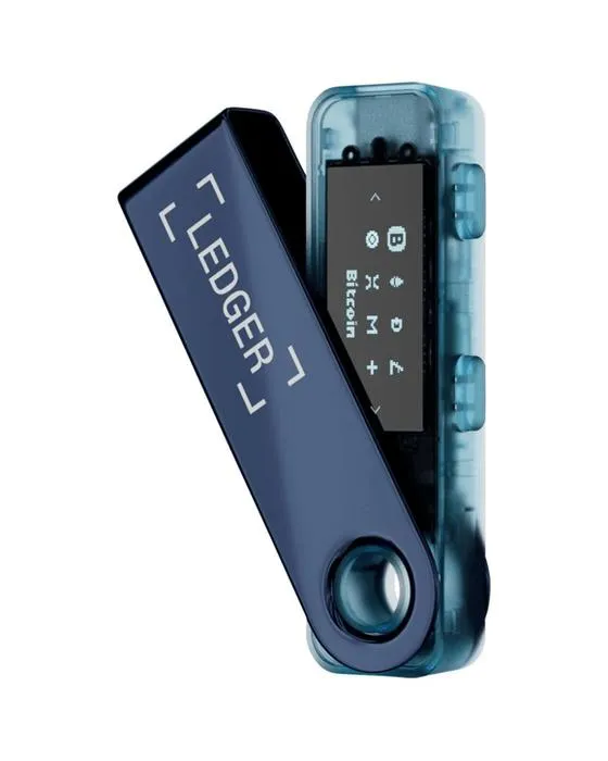 Ledger Nano S Plus Crypto Wallet Neptune Bleu