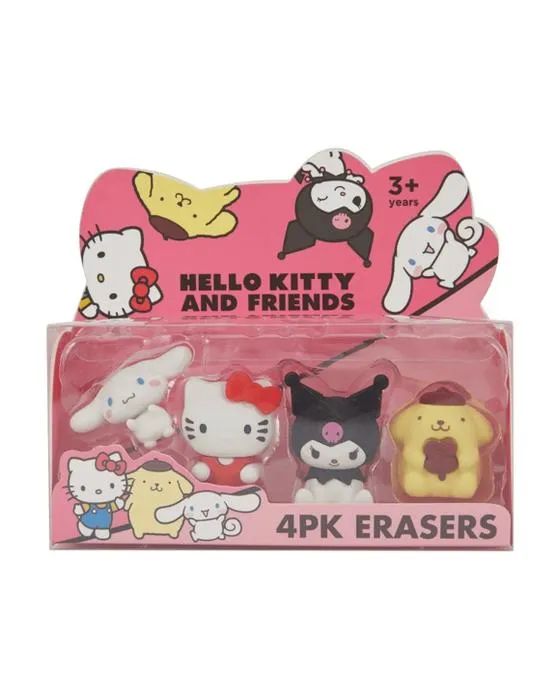 4 Pack Hello Kitty et les effaceurs d'amis