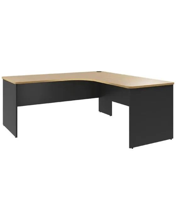 Toro Workstation 1800 x 1800mm Maple Grey Bureaux, tables et postes de travail