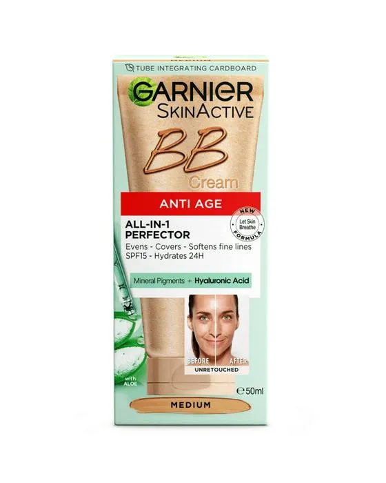 Garnier SkinActive Perfecting Care All-In-One BB Crème Anti Age - Moyen