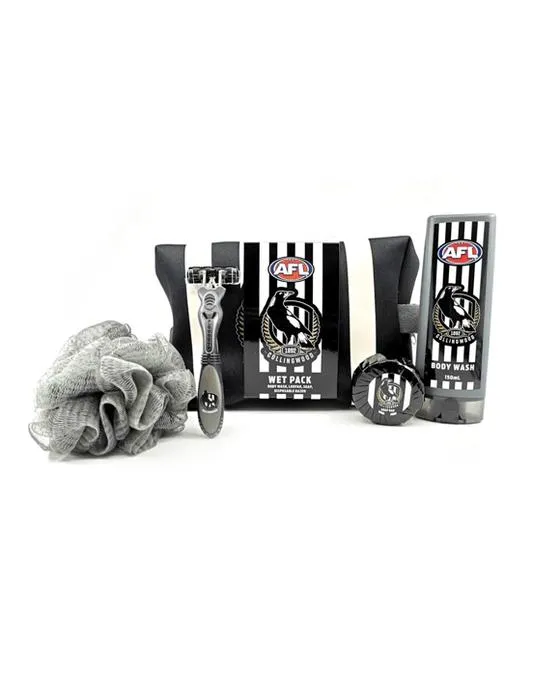 AFL Collingwood Magpies Pack humide avec accessoires