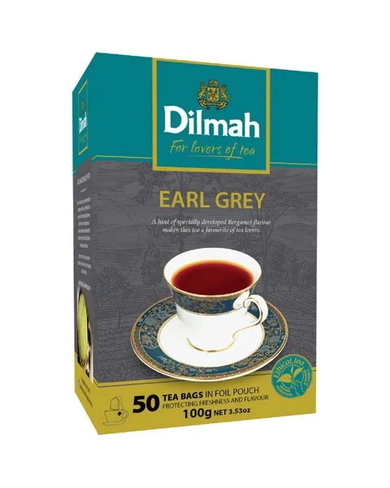 Sacs à thé Dilmah Earl Grey 50 Pack