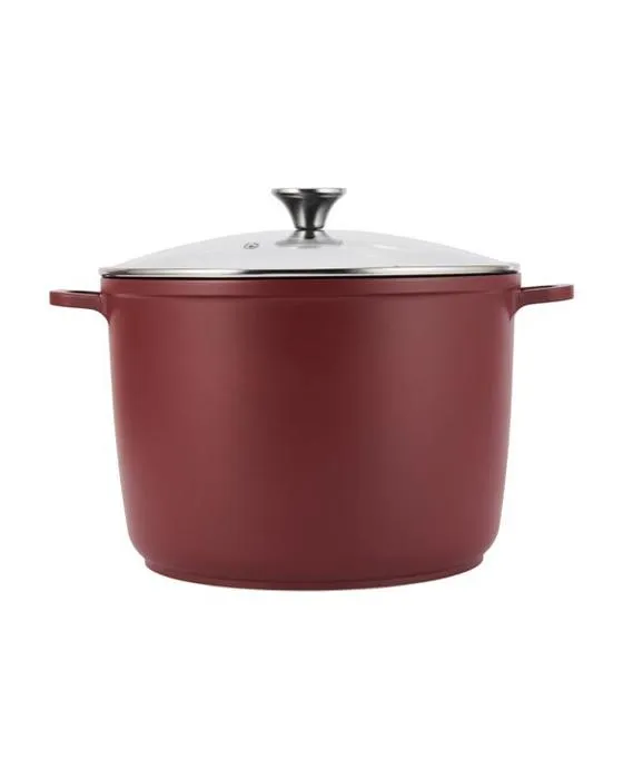Pot en aluminium moulé de 10L - Rouge