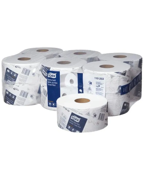 Tork T2 papier toilette Mini Jumbo rouleau de toilette 12 Pack