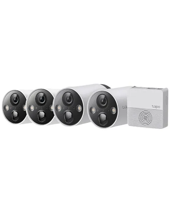 Caméras de sécurité sans fil intelligentes de Tapo de TP-Link 4 Pack