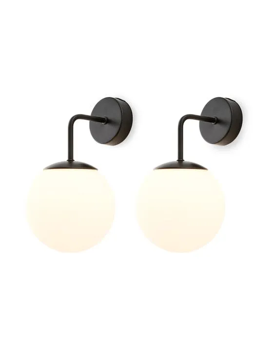 2 Pack Orb Sconce murale rechargeable