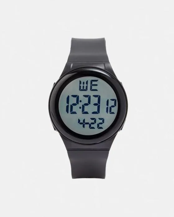 Montre ronde active - Noir