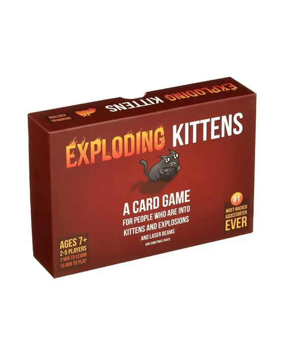 Jeu de cartes de chatons Explosant