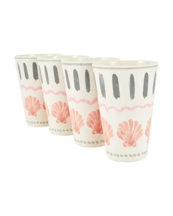 4 Packs de tumblers tropicaux