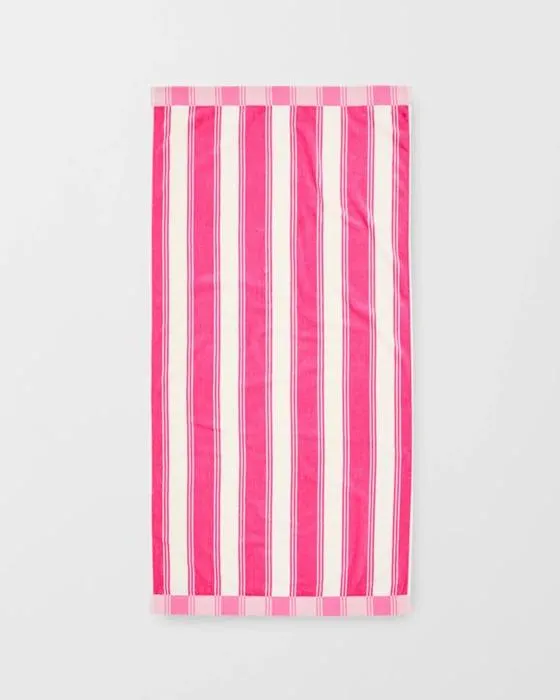 Cible Byron Stripe Australien Cotton Kids Serviette de plage - Rose