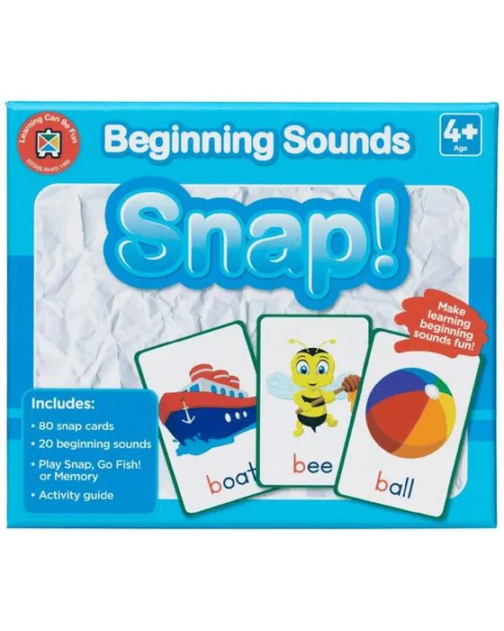 Apprendre peut être amusant Début sons Snap