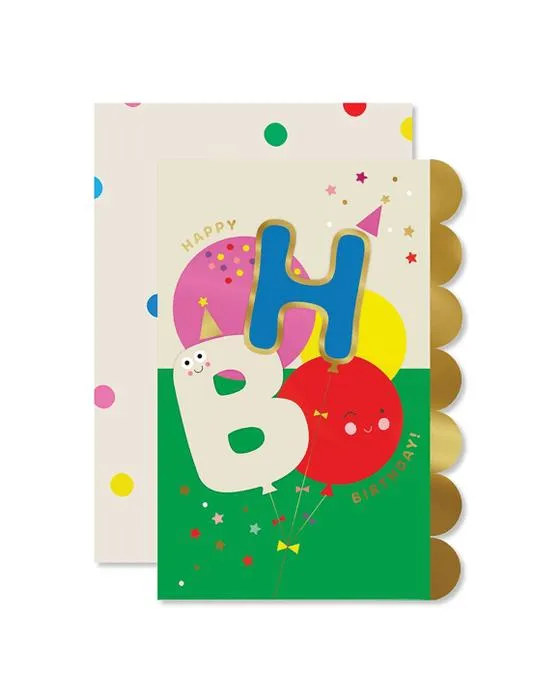 Carte d'anniversaire de Hallmark - Bouquet de ballon