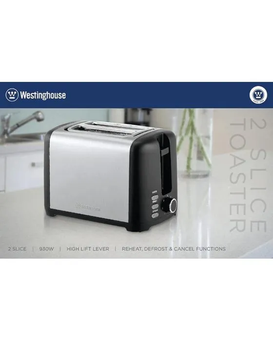 Westinghouse 2 Slice toaster acier inoxydable