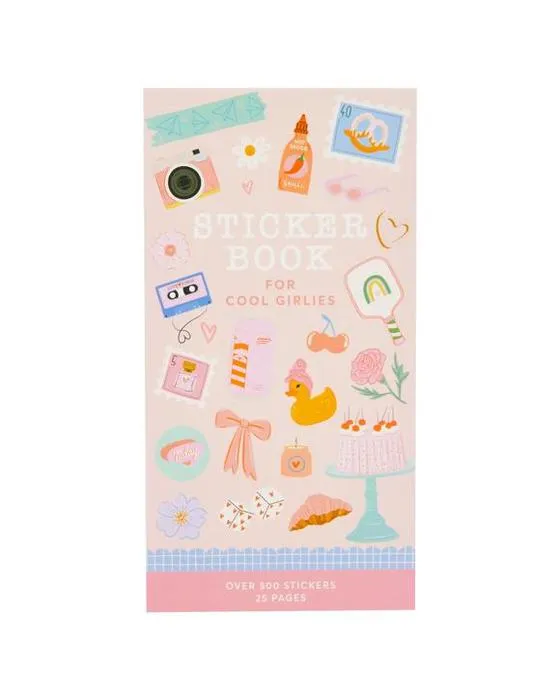 Livre d'autocollant pour les filles cool