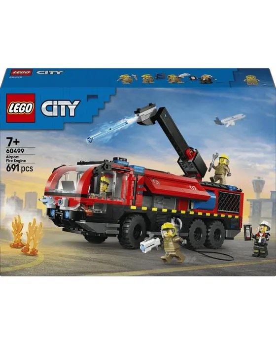 Moteur d'incendie de l'aéroport de LEGO City 60499