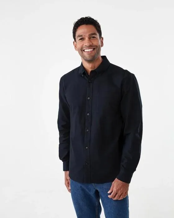 Chemise longue manches Oxford