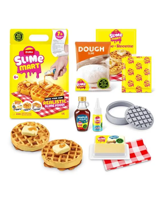 9 pièces Zuru Slime Mart Faites votre propre jeu de nourriture slime réaliste - Gaffles