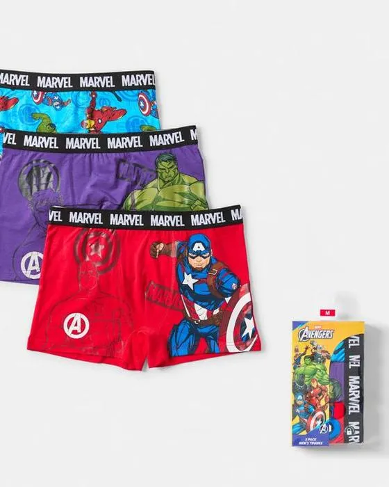 3 coffres de licence de paquet Marvel