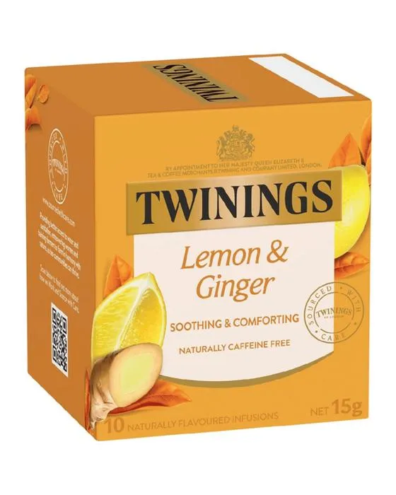 Thé au citron et au gingembre 10 Pack de jumelage