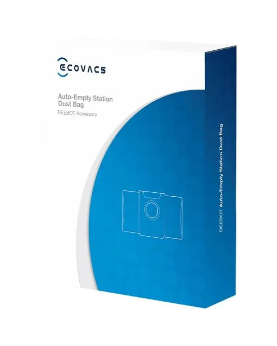 Ecovacs X1 PLUS Sac à poussière de station d'évacuation automatique 3.2L 3 Pack