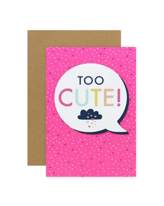 Connexions de la carte de félicitations Hallmark - Trop mignon